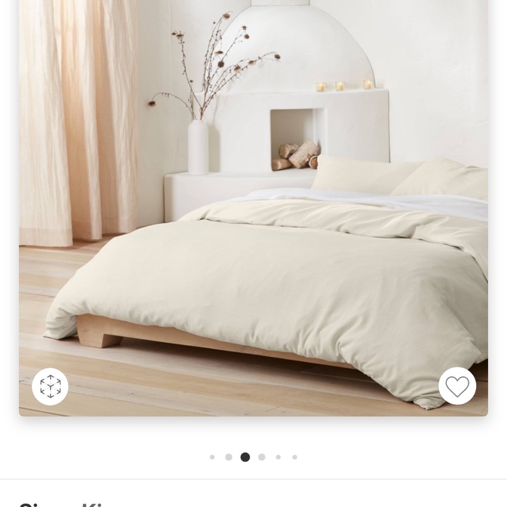 Casaluna for Target Heavyweight Linen Blend Duvet Cover